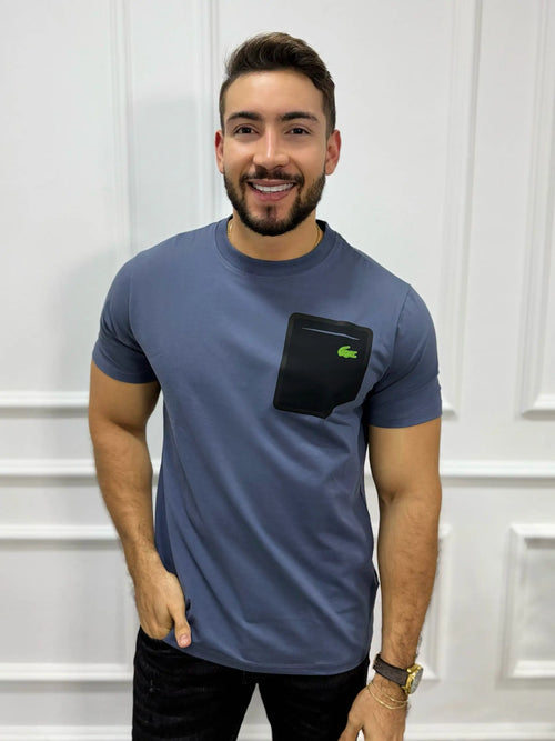CAMISETA AZUL BÁSICA CON BOLSILLO LCT  vzatsv-mf.myshopify.com