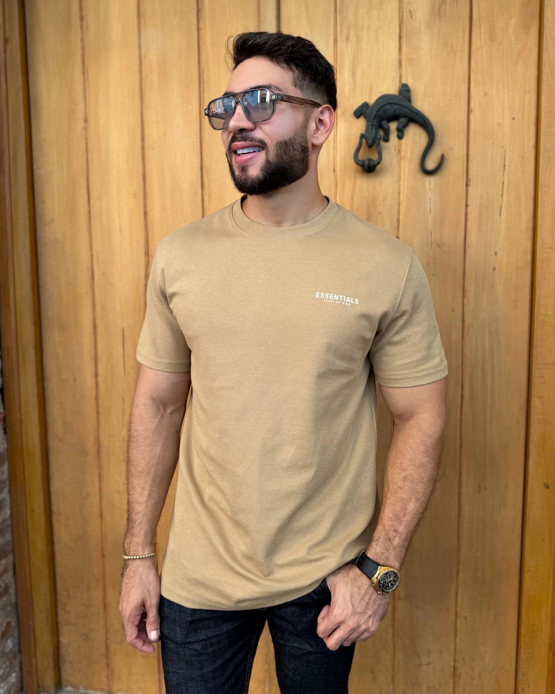 Camiseta Básica ESSN Beige