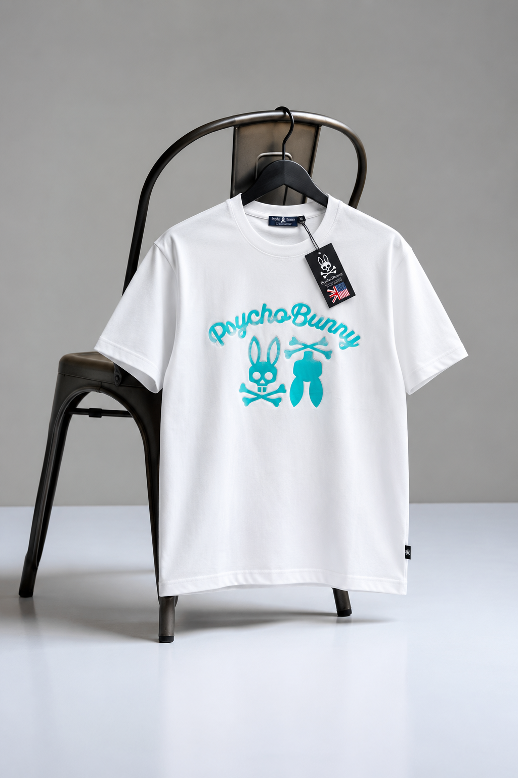 Camiseta P.B White Aqua