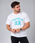 Camiseta P.B White Aqua
