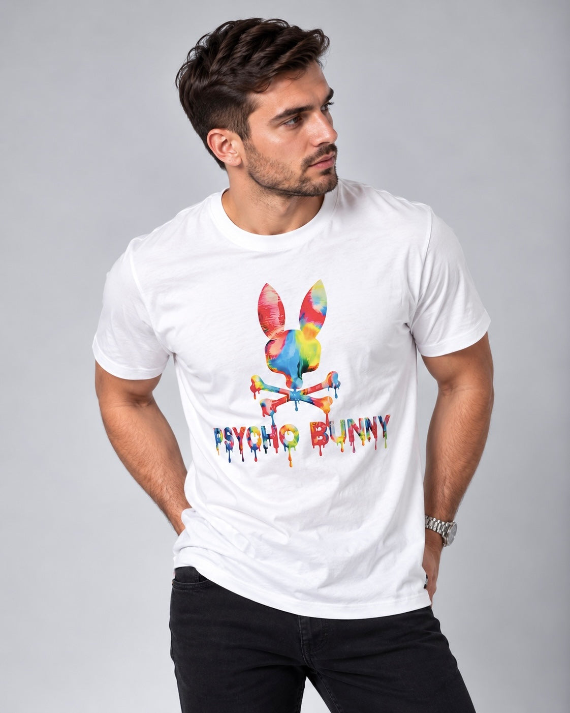 Camiseta P.B white paint