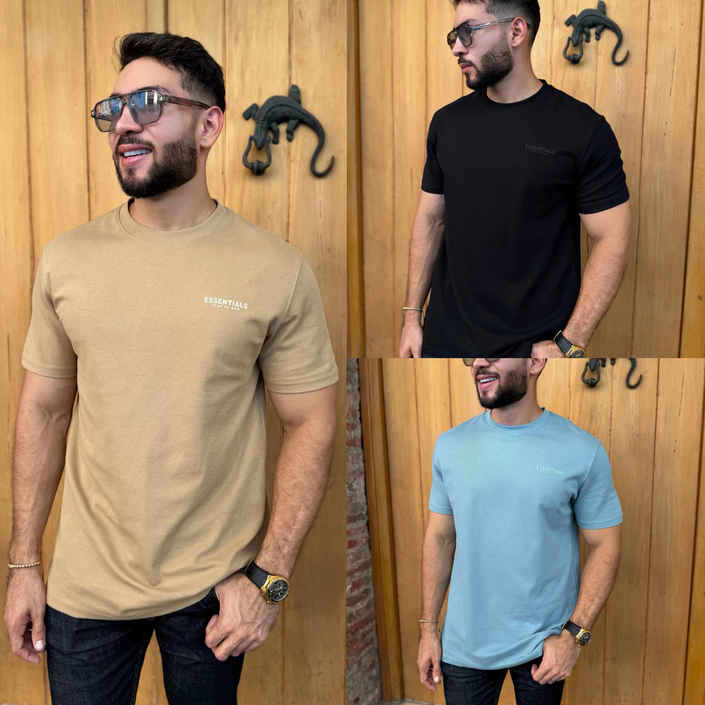PACK 4 CAMISETAS BÁSICAS ESSN
