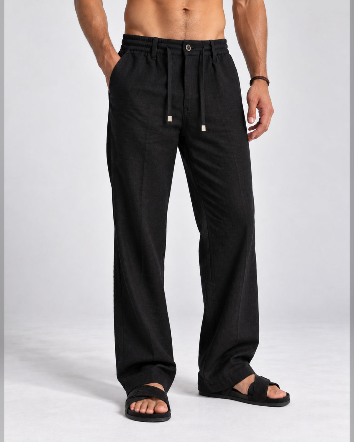 PANTALON LINO NEGRO