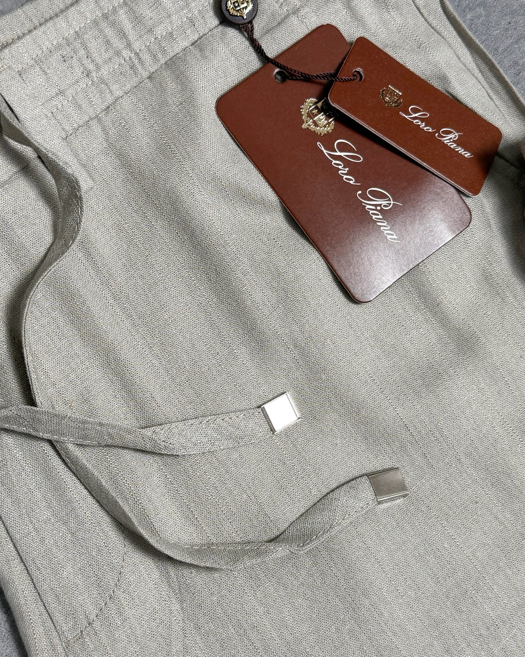 PANTALON LINO GRIS