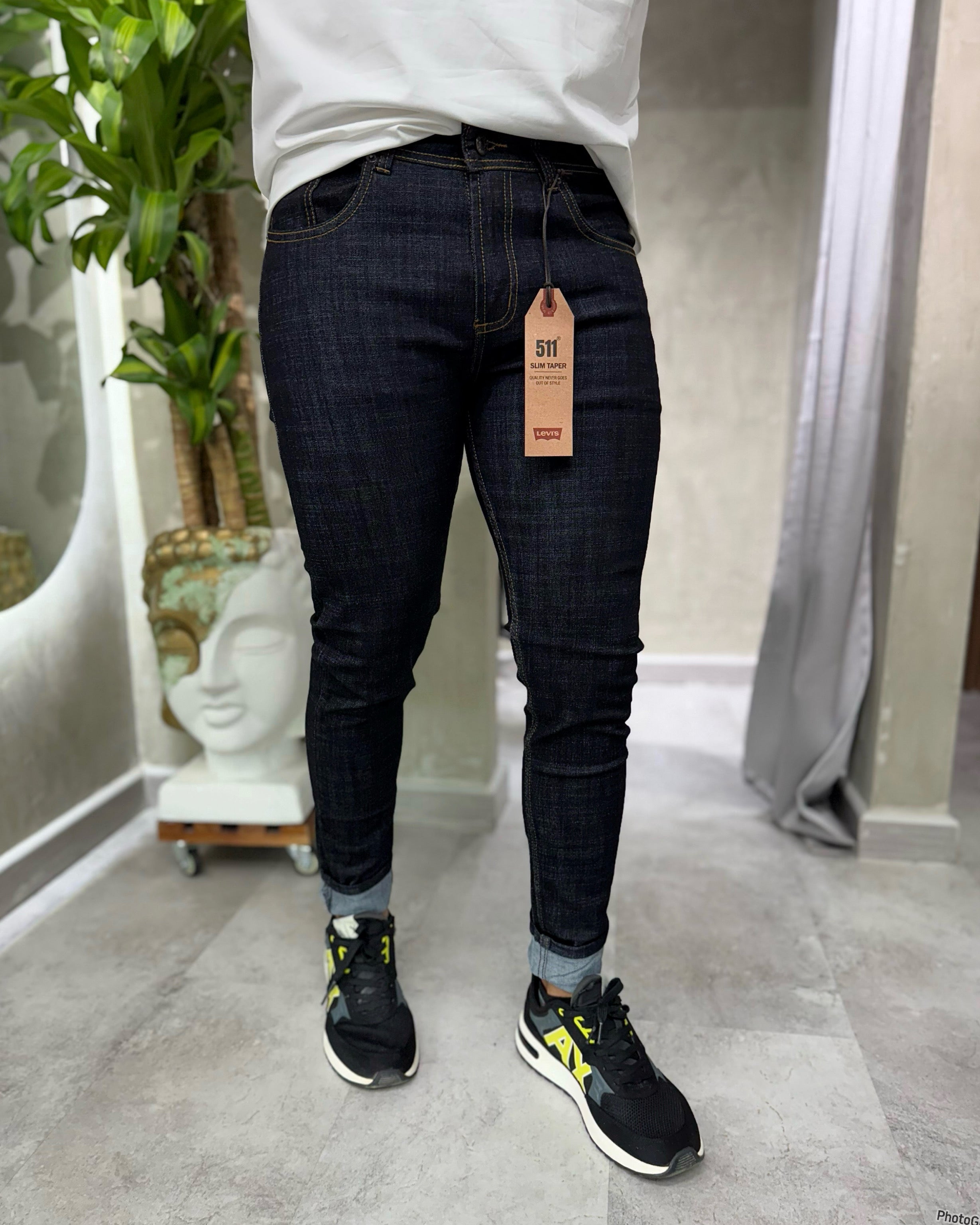 JEAN AZUL PETROLIZADO SKINNY FIT LVS  vzatsv-mf.myshopify.com