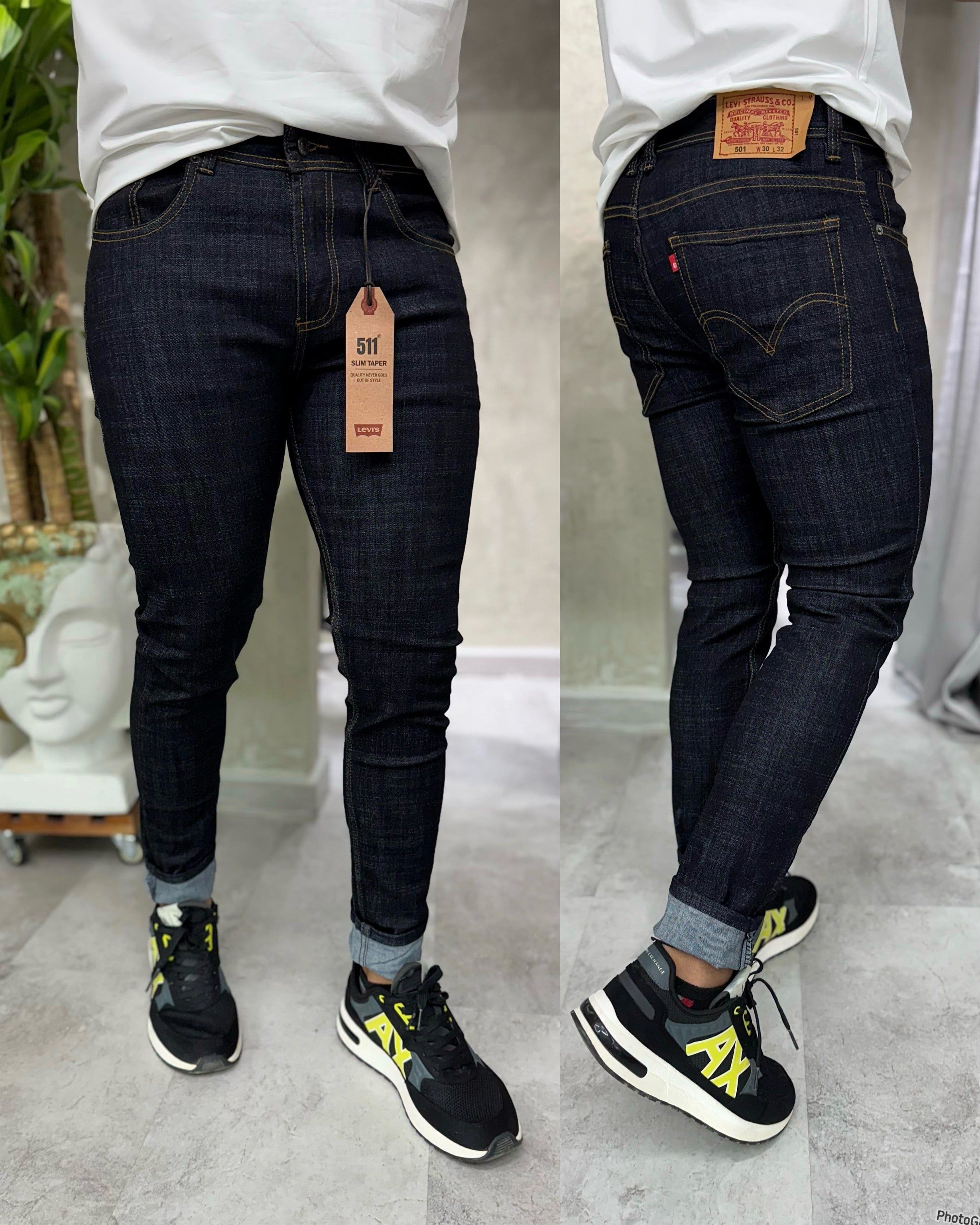 JEAN AZUL PETROLIZADO SKINNY FIT LVS  vzatsv-mf.myshopify.com
