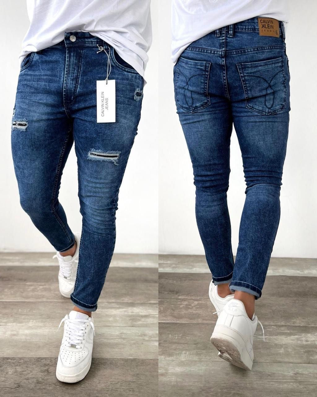 JEAN AZUL ROTO SKINNY FIT CK  vzatsv-mf.myshopify.com