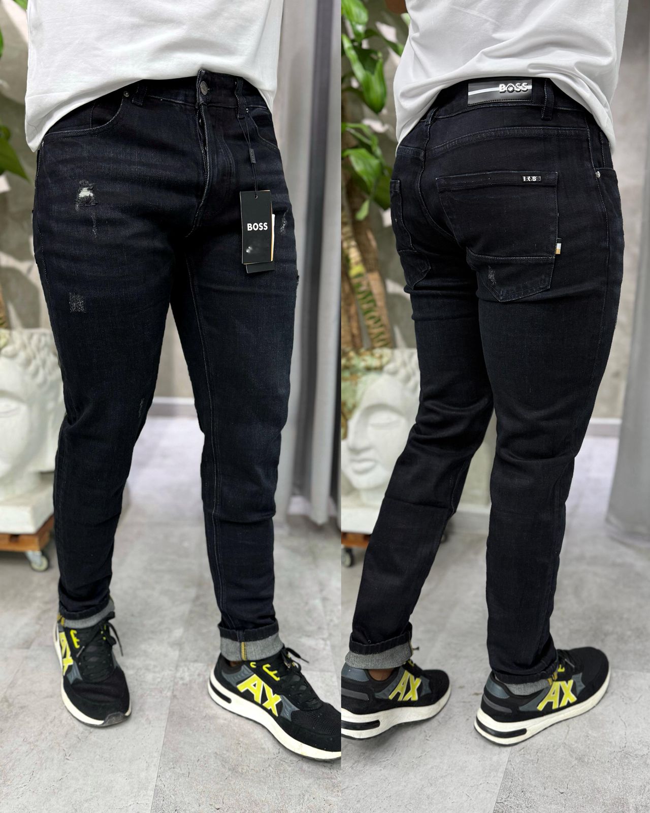 JEAN NEGRO DESGASTADO SKINNY FIT BSS  vzatsv-mf.myshopify.com